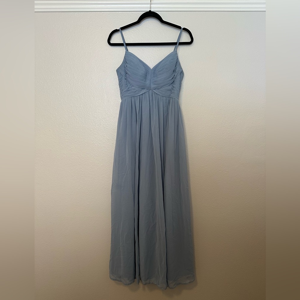 Azazie size 4 powder blue bridesmaid dress
